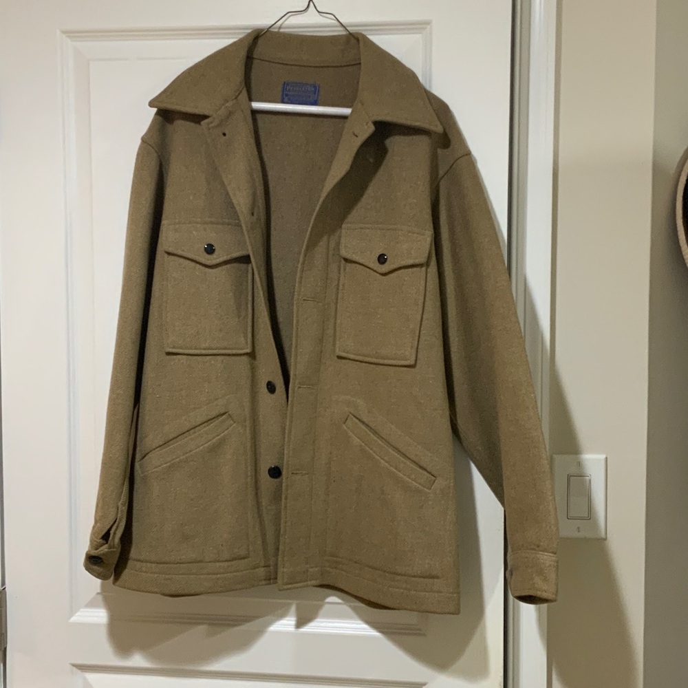 Pendleton Tan Military Field Jacket - Like New